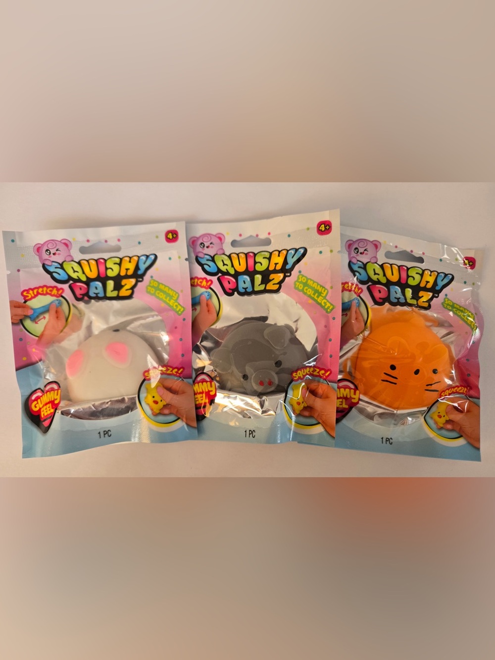 Squishy palz set of 3